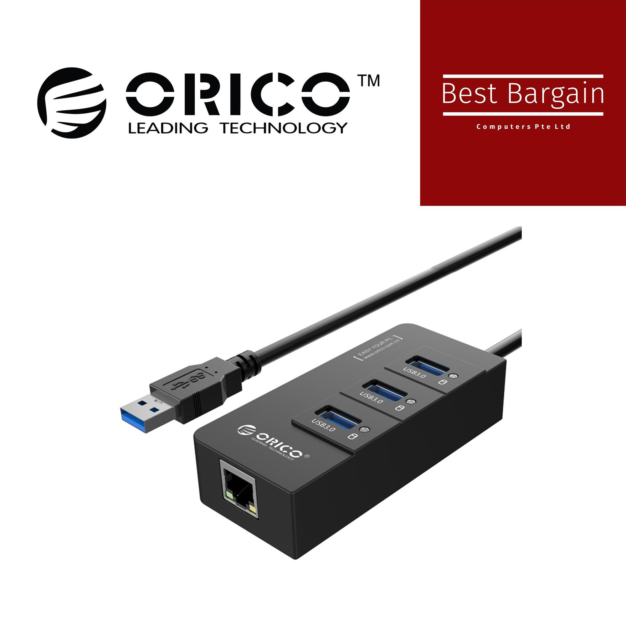 3 portos USB 3.0 HUB + Gigabit LAN adapter