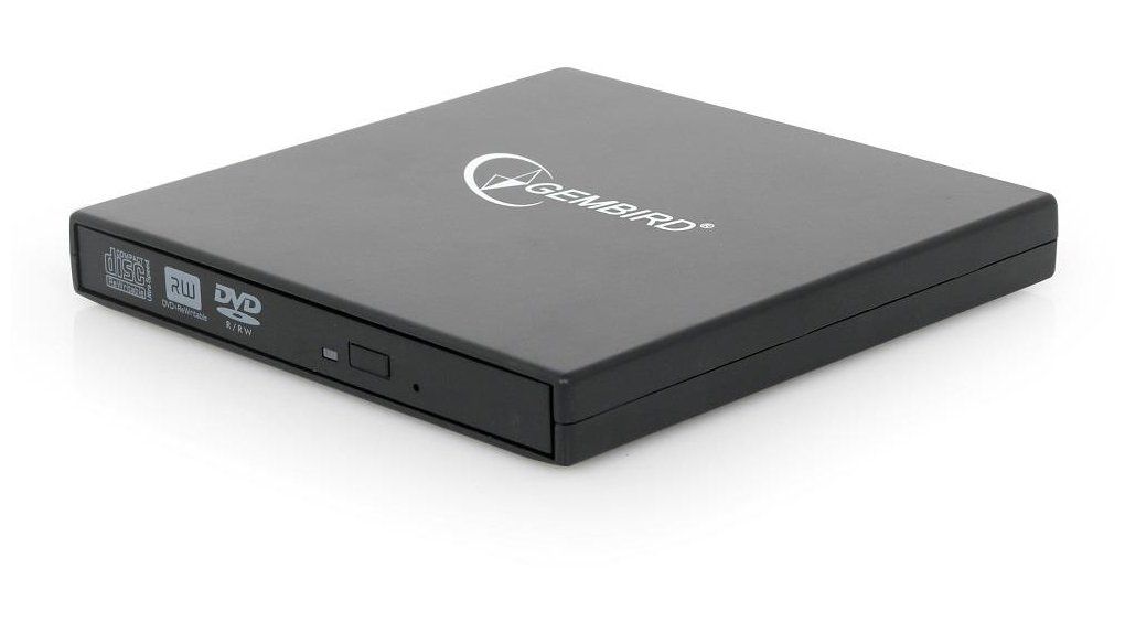 Gembird slim USB dvd író (fekete)