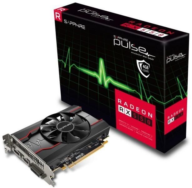 SAPPHIRE Radeon RX 550 Pulse 4GB GDDR5 128bit