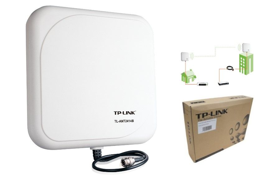 TP-LINK TL-ANT2414B 14dBi Antenna külső Ntype