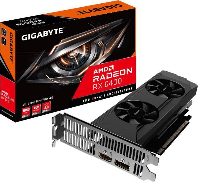 Gigabyte AMD Radeon RX 6400 4GB DDR6 (Low Profile)