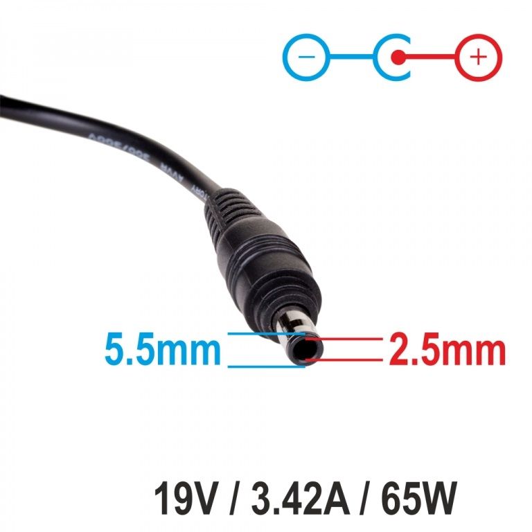 Asus, Toshiba, Fujistu 19V 3.42A 65W utángyártott notebook adapter nBase (NBA-AS57-65W)