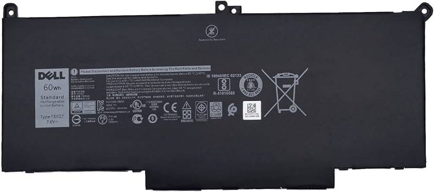 Gyári Dell akkumulátor (Dell Latitude 7280, 7290, 7380, 7390, 7480, 7490 készülékbe) F3YGT