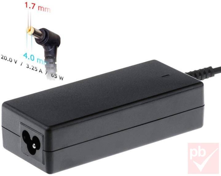 Lenovo 20V 3.25A 65W utángyártott notebook adapter NBase (NBA-LE16-65W)