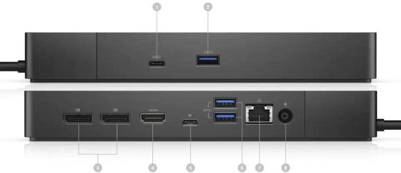 Dell WD19S USB-C Dokkoló (HDMI, DisplayPort, USB 3.1 + Gigabit LAN)