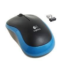 Logitech M185 vezeték nélküli egér, kék